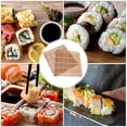 thumbnail image 3 of OULII Sushi Making Mat 2Pcs Bamboo for Sushi Enthusiasts and Elegant Decor, 3 of 4