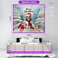 thumbnail image 5 of Merry Christmas Collie Enjoys Woofmas Winter Xmas Holiday Tapestry Collie Dog Lover Gifts Idea Wall Hanging Backdrop Home Decor - 02022, 5 of 5