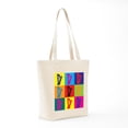 thumbnail image 7 of CafePress - Harp Pop Art Tote Bag - Unisex Canvas Tote Bag, Beige, 1-Piece, 7 of 7