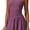 Purple, variant on AEXTO Womens Tennis Golf Dress with Built-in Bra Shorts Zipper Slim Fit A-line Hem Skirt Athletic Dresses with Pockets