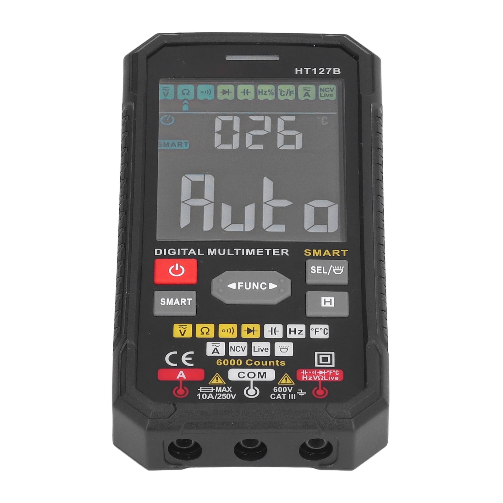 Voltage Meter, Battery Powered Wide Measuring Range Multimeter For Measurement