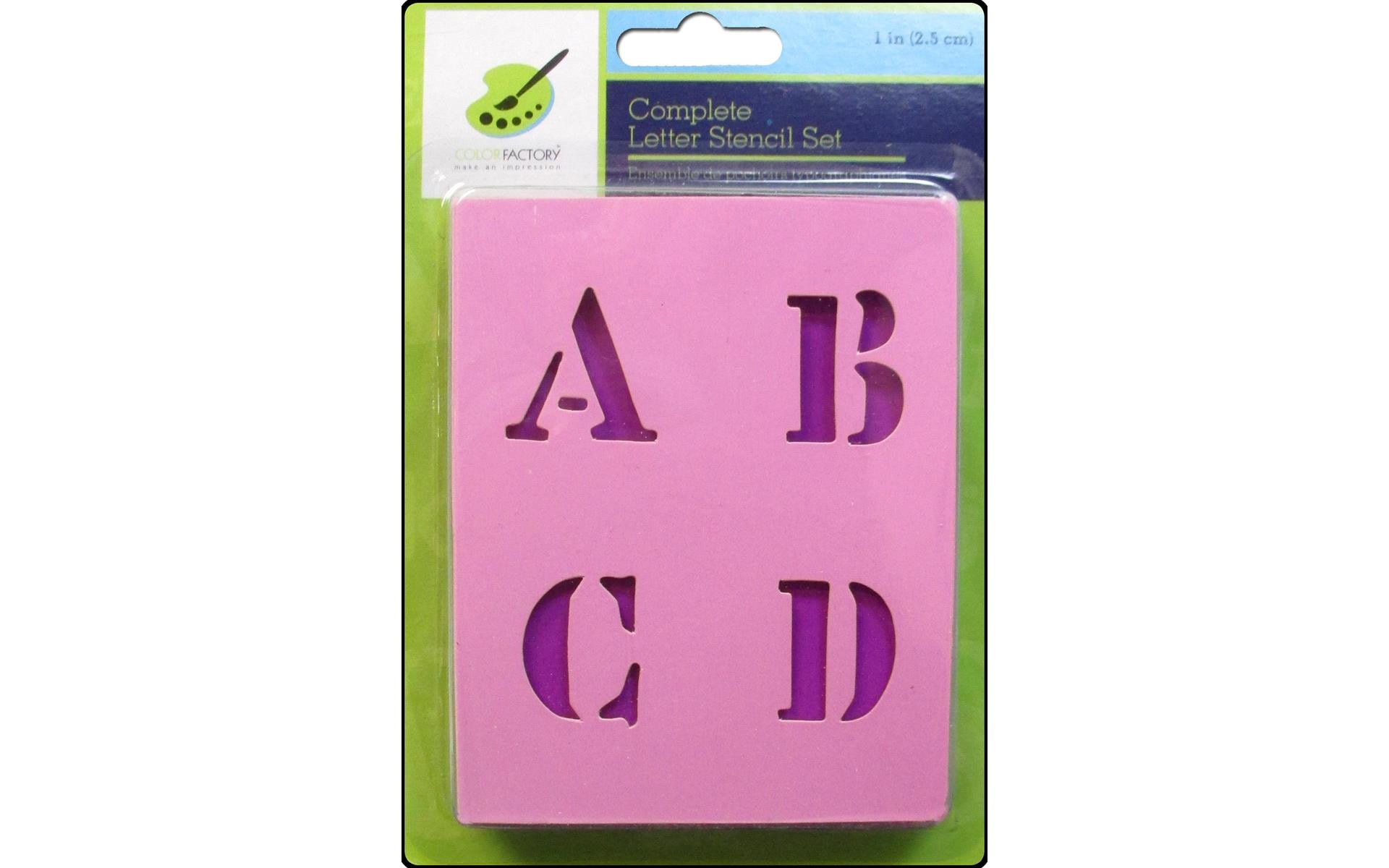 Multicraft Stencil Set 1" Letter