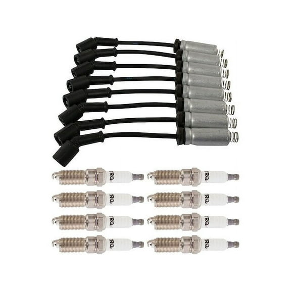 Spark Plug Wire Set with Spark Plugs - Compatible with 2015 - 2019 GMC Yukon 2016 2017 2018