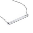 thumbnail image 3 of Engravable Bar Pendant with Birthstone, 3 of 5