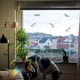 thumbnail image 5 of Dragonfly Anti-Collision Window Clings - Glass Alert Prism Decals - Prevent Birds Strikes Decorate Your Glass Doors, 12 Pieces, 7*6.2inch, 5 of 5