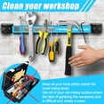 thumbnail image 4 of Magnetic Tool Bar 12-Inch, 8PCS Metal Tool Holder Strip for Wall Mount, Space Saving Garage Workshop Organizer Rack for Tools, 4 of 7