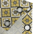 thumbnail image 4 of Ambesonne Spring Grommet Curtain, Yellow Tile Flowers, 50" x 84", Charcoal Grey Yellow, 4 of 6