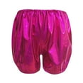 thumbnail image 4 of RMGVDSD Girls Metallic Shorts Children's Shiny Short Pants Elastic Waistband Shorts Loose Fit Dancing Hot Pants Gym Workout Sports Shorts For 2-5 Years, 4 of 4