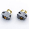 thumbnail image 2 of Accesorios de reparación de mangueras de jardín, conector de reparación de manguera de agua con extremo de manguera macho de zinc y aluminio (2 piezas, multicolor) -t, 2 of 5