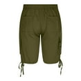 thumbnail image 6 of Hurxie Deals Men's Casual Cargo Shorts with Elastic Waist and 6 Pockets Army Green Work Bermuda Shorts for Men S-2XL, 6 of 8