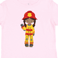 thumbnail image 4 of Inktastic African American Girl, Girl Fireman, Firefighter Girls Toddler T-Shirt, 4 of 5