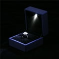 thumbnail image 3 of TOPINCN Étui à Bagues, 4 Couleurs Boîte de Rangement à Bagues Éclairée à LED à la Mode Présentoir à Bijoux Cadeau, Étui de Rangement à Bagues, 3 of 8