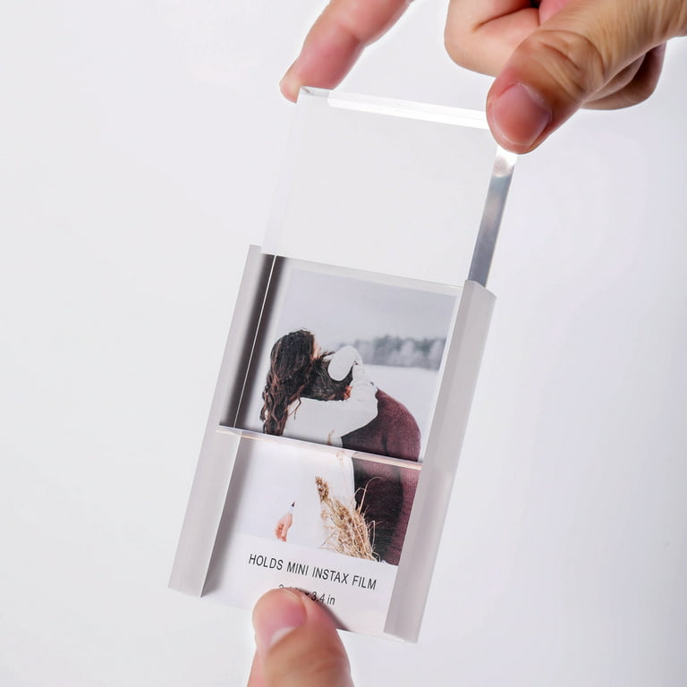  Masqudo Instax Frames 2x3, Mini Polaroid Frames for Photos,  Acrylic Picture Frames 2x3 for Home Decor, Cute Instax Mini Frames for  Tabletop & Desktop, Mini Picture Frames for Fujifilm Polaroid Film 