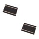 thumbnail image 2 of Tapete de PVC a rayas modernas Wosthever manteles individuales posavasos para tazas aislamiento rectangular mesas de comedor Color café Rectángulo/30*45cm 2Conjunto, 2 of 6