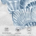 thumbnail image 3 of Coolnut Watercolor Seashell Blue Patterned Hand Towels 2 PCS, Cotton Bath Towel for Drying Face Hands Body Decorative Water Absorbent Lightweight Towels for Bathroom Ktichen Travel Gym, 16"x28", 3 of 6