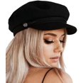 thumbnail image 1 of Gorra con visera, boina, gorro de panadero para mujer, gorra tipo boina, 1 of 4