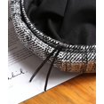thumbnail image 3 of CoCopeaunts Women Newsboy Hats Plaid Tweed Baker Boy Fiddler Cap Beret Cap with Chain Cabbie Paperboy Sailor Hat, 3 of 5