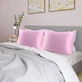 thumbnail image 2 of Unique Bargains Luxury Satin Pillowcase Cool Silk Pillow Case Cover 2pcs, 2 of 9