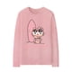 thumbnail image 1 of Camiseta de algodón de manga larga para mujer, ropa holgada, dulce, 1 of 7