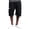 ☪359-Black, variant on Nuoqisi Summer Mens Cargo Sweat Shorts Casual Elastic Waist Drawstring Gym Relaxed Fit Athletic Jogger Shorts with Pockets