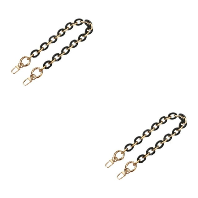 Maytalsory Sac Chaîne Sangles Résine-Faite Accessoires pour Polyvalent Sac à Main Chaîne Sangles Résine Sac Chaînes Bons Cadeaux L204-HS 2Set