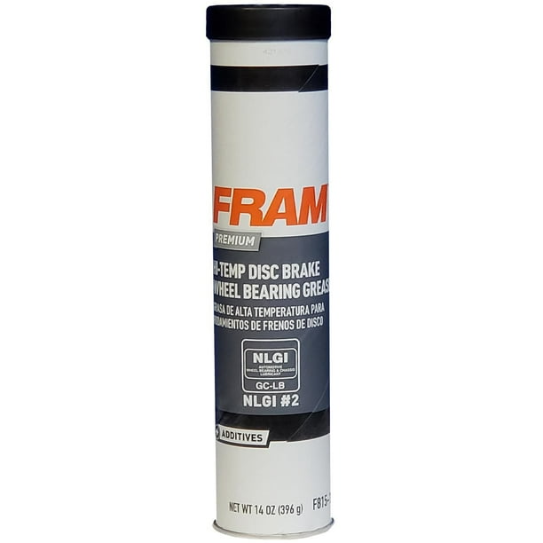 FRAM Grease FRAM HiTemp Disc Brake Wheel Bearing Grease 14 OZ, 14 oz