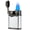 Silver 1 Piece, variant on Cigar Lighter Inflatable Windproof Straight Blue Flame Cigarette Holder Design Alloy Lighter With Cigar Drill