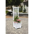 thumbnail image 2 of DMC Lexington Wood Planter Box with Trellis, 2 of 4