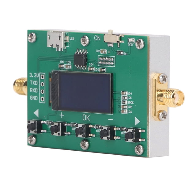 6G Atenuador Digital, Pequeño Módulo de Atenuador Paso Programable Digital Suave 0.25DB Buena Corriente de Estado con Estuche Cnc para Uso Industrial Industrial