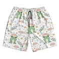 thumbnail image 5 of Goofa Frog and Mushrooms Printed Mens Swim Trunks Summer Quick Dry Short Beach Swimwear Bathing Suits-3X-Large, 5 of 9