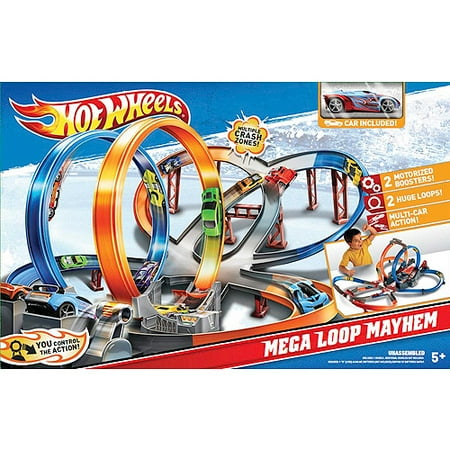 Hot Wheels Mega Loop Mayhem Set