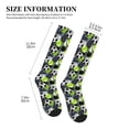 thumbnail image 2 of Lsque Football Pattern Sport Compression Socks for Men & Women 15-20 mmHg Knee High Nurse Pregnant Running Medical and Travel Athletic, 2 of 6