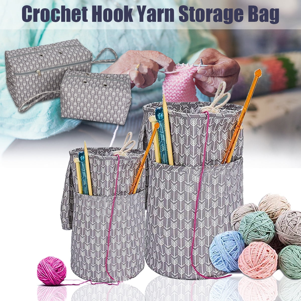 crochet hook bag