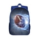 thumbnail image 5 of Mochila azul estampada para estudiantes, mochila deportiva casual de alta capacidad para hombres y mujeres, 5 of 6