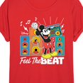 thumbnail image 3 of Disney - Mickey Feel The Beat - Juniors Ideal Flowy Muscle T-Shirt, 3 of 4