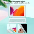 thumbnail image 3 of iPad Case with Keyboard 9th/8th/7th Gen 10.2, iPad Pro 10.5/Air 3rd Gen 2019 2017, Smart Case with Keyboard iPad 10.2" 9th 8th Gen 2020 7th 2019 Tablet Detachable Bluetooth Keyboard with Pencil Holder, 3 of 8