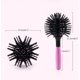 thumbnail image 5 of 3D Bomb Curl Hair Brush 3D Spherical Shape Comb 360 Styling Salon Round Hair Curling Curler Comb Tool, 5 of 5