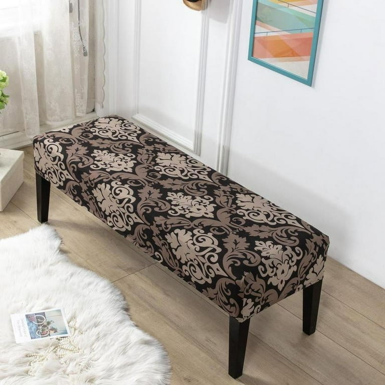 Bench Covers High Stretch Slipcover for Dining Room Bench Seat Cushion Cover A