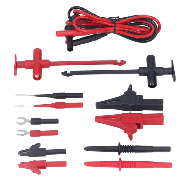 Banana Plug Testing Cable,Multimeter Test Leads Kit Crocodiles Clip