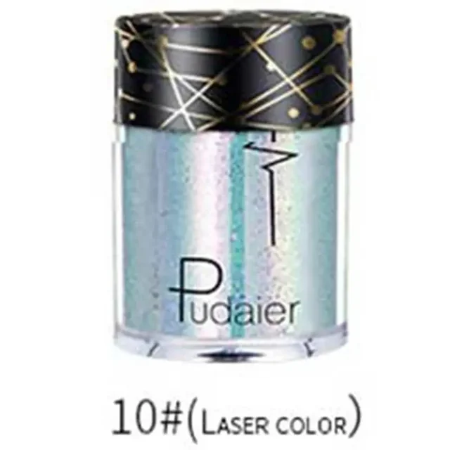Heallor Pudaier purpurina brillante, polvo, pigmento, sombra de ojos, resaltador, belleza, maquillaje, brillo corporal, Festival, Fiesta, cosmético