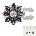 thumbnail image 3 of Wojeull Rhinestone Button Covers Buttons For Clothing Detachable Shirt Button Clips Buttons Jewelry Button Snaps With Pliers For Dress Suit Tux Shirt Accessories 1pc, 3 of 3