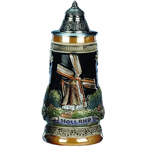 German Beer Stein Holland relief stein 0.25 liter tankard, beer mug KI 305 0,25L Holland