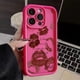 thumbnail image 3 of Funda mate con labios rojos de chica sexy para iPhone 11 12 13 14 Pro Max 15 16 Pro Max X XR XS Max 7 8 Plus SE 2020, carcasa trasera de TPU suave, 3 of 5