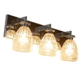 thumbnail image 4 of Yalina 3-Light Cut Glass Wall Sconce, 4 of 4