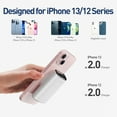 thumbnail image 2 of iWALK Power Bank 9000mAh Magnetic Wireless Portable Charger, Compatible with New iphone 14/14 Plus/13/12, White, 2 of 8
