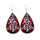 thumbnail image 1 of Pendientes para mujer, regalos para mujer, tendencia de moda navideña, personalidad, pendientes colgantes con patrón de cuero, joyería, regalo, pendiente de cuero, 1 of 3