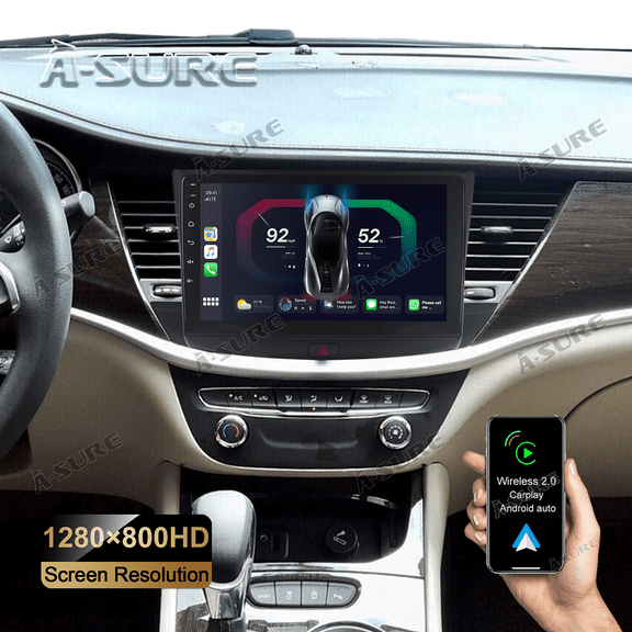 Wireless CarPlay Android 12 Car Radio Stereo for Buick Verano 2016-2017 2 32GB GPS Navi
