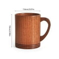 thumbnail image 5 of Wood Drinkings Cup Wood Drinkware Wood Beer Cups Outdoor Travel Cup Camping Cup Perfect for Cup Lover and Collector, 5 of 16