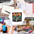 thumbnail image 6 of FORMRS 1-Subject Spiral Notebook 8" x 5" College Ruled 60 Refillable Sheet A5 Hard Cover, 2 Pack, Abstract Animals, 6 of 7