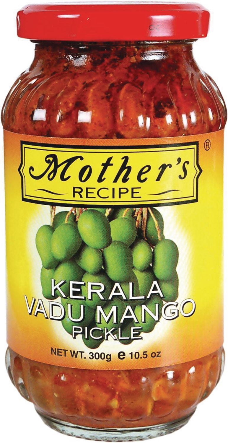 Pickles de mangue Vadu du Kerala, recette de maman, 300 g